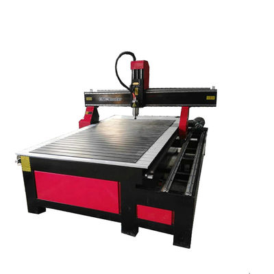 ই এম 4 অক্ষ কাঠ CNC রাউটার মেশিন 4X8 ফুট সাইজ রোটারির সাথে